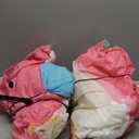 Geyoga 8FT Christmas Inflatable Outdoor Decoration Pink Nutcracker Hold Cake Cane Blow Up with LED Lights Inflatable Nutcracker Yard Decor for Xmas Decorations Outdoor Indoor Xmas Gifts