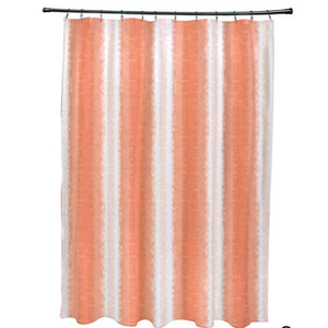 Sea Lines Stripe Print Shower Curtain