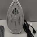 Steam Iron for Clothes, 1600W 2-in-1 Iron & Steamer with Detachable Ceramic Soleplate, Converts from Steamer to Iron in Seconds, Auto-Off, Self-Cleaning, Wrinkle Remover for All Fabrics (white)