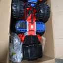 Kid Trax Marvel Spiderman Toddler ATV Ride On Toy, 12 Volt Battery, 3-7 Years, Max Rider Weight 88 lbs, Spider-Man Blue