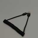 LISEN Coiled USB C Cable, 2 Pack for Android Auto & CarPlay Cable, Short USB A to USB C Cable C Gifts for Men Women ompatible with iPhone 17/16/15, Samsung Galaxy S25/S24/S23 A15/A14, Space Black 4FT