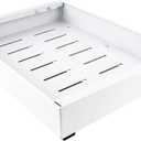 Crystal Lemon Pull Out Cabinet Organizer - Adjustable Width Pullout Drawer for Cabinets, Easy Installation with Adhesive or Screws, Single Pack - Perfect Pull Out Kitchen Cabinet Organizer (1)