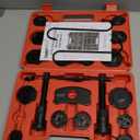 Orion Motor Tech Disc Brake Pad and Caliper Service Tool Kit | Professional Disc Brake Caliper Compression Tool Kit | Universal Disc Brake Caliper and Piston Wind Back Tool Set with Case