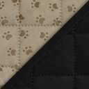 ISSUNTEX Super Anti-Slip Couch Covers for 1 Cushion Couch Sofa, Water Resistant Sofa Cover Quilted Sofa Slipcover Furniture Protectors for Dogs, Pets, Kids (Chair, Black)