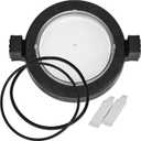 Swimming Pool Pump Cover Replacement kit R0445800 R0446200 Black Lid with Locking Ring and O-Ring Compatible with Jandy FloPro FHPM Series Pump