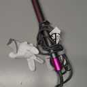 Curling Iron, 1 1/4 Inch Hair Curling Wand with Ceramic Coating, Professional Hair Curler, Fast Heating up to 430F, Wide Voltage for Worldwide, 60 Mins Auto Off, Magenta