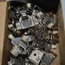 Chibery 20 Pack 1" Overlay 3D Soft Close Concealed Hinge for Face Frame Door, Smooth Slow Self Closing Hinges, Satin Nickel, Hidden 105 Open Angle Stainless Steel Hinge for Kitchen Cabinet Door