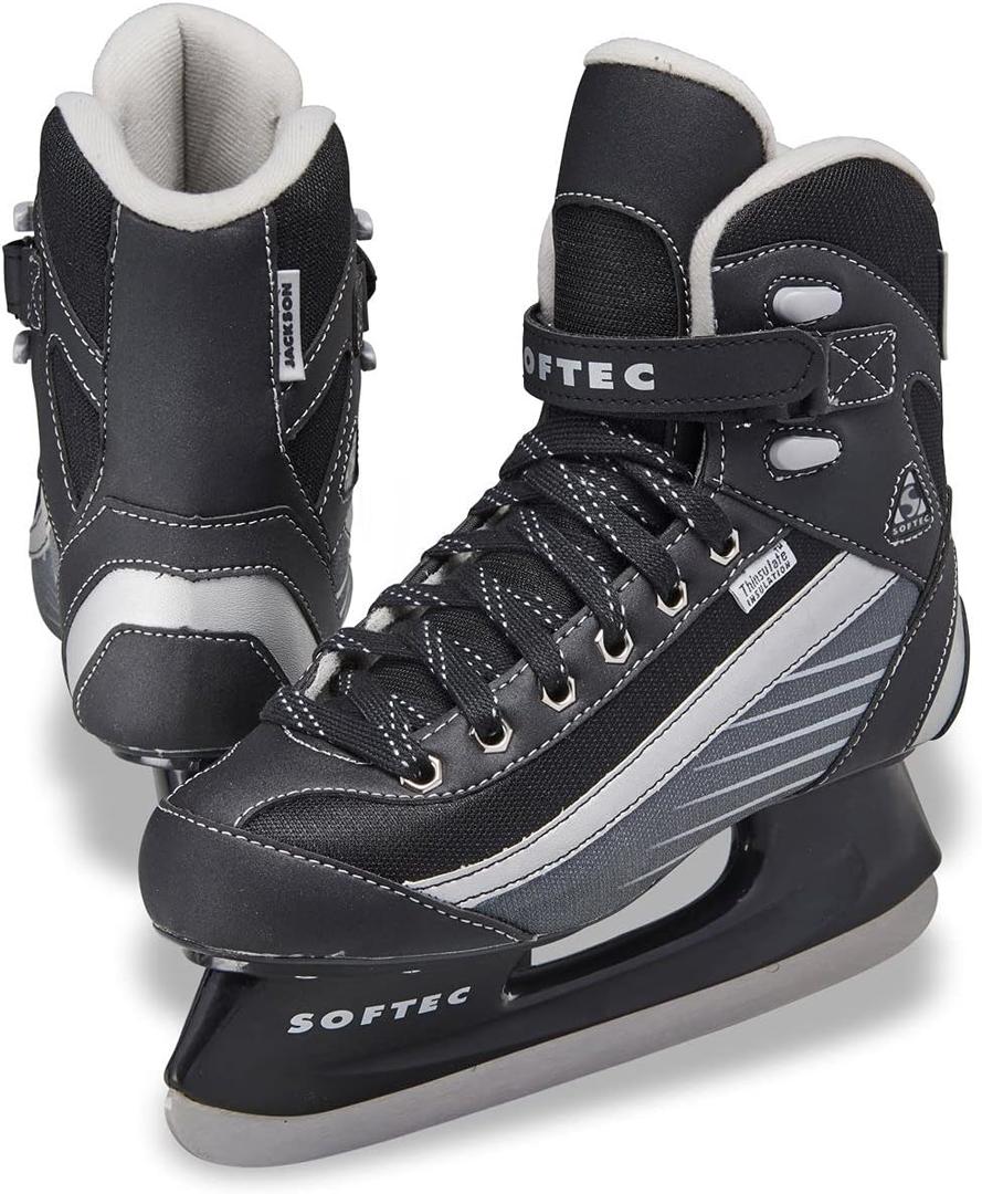 Jackson Ultima Softec Sport Men's/Boy's Recreational Hockey Skate - Mens, Size 7 (Black)
