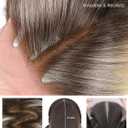 FAVE 13x6 Synthetic Lace Front Wig 18 Inch Blonde Layered Glueless Wig Pre Plucked Hairline Natural Density Kanekalon Futura Synthetic Wigs for Women Ombre Ash Blonde