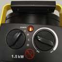 Outdoor Patio Heaters - 1500W Portable Electric Garage Heater with 2S Fast Heating, Overheat Protection, Heaters Heat Up in 3 Modes, Patio Heaters for Outdoors, Tents and Indoors, Yellow