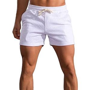 Men's 3" Short Slim Fitted Gym Workout Sweat Running Exercise Athletic Lounge Shorts, Size: L