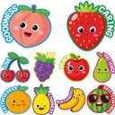 60Pcs Fruit of The Spirit Christian Bulletin Board Set VBS Vacation Bible Religious Accents Cutouts Sunday School Christian Kids Classroom Wall Art Decor Back to School Teacher Supplies
