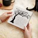 Wooden Sympathy Plaque with Stand  A Limb Has Fallen from The Family Tree Memorial Sign  Bereavement Condolence Gifts for Loss of Loved One  Tabletop Remembrance Decor