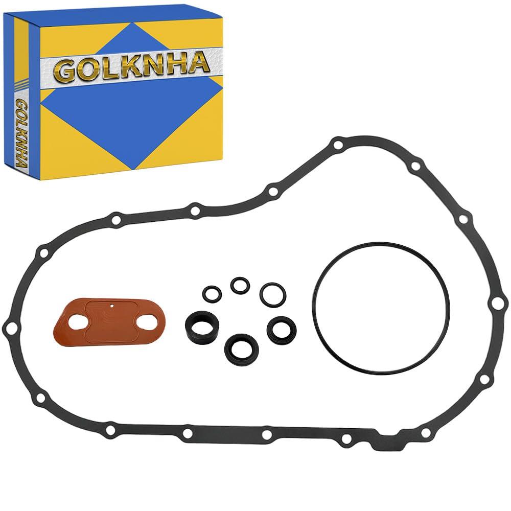 Primary Cover Gasket, Seal and O-Ring Kit for Sportster 883 1200 Iron 883 1200 Roadster XL1200 XL1200X XL883 XL883L XL883R XL883C XL1200T XL1200R XL1200N XL1200C XL1200V XL883N #34955-04