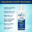 CloSYS Ultra Sensitive Mouthwash, 32 Oz, Alcohol Free Mouthwash, Unflavored Mouth Wash, Dye Free, pH Balanced, Helps Soothe Entire Mouth