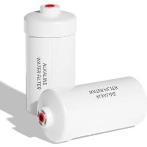 Purewell PH-2 White 3-Stage Alkaline Filter Elements, Additional filters for Berkey® Black Filters, Berkey® Gravity Filtration System and Purewell System, pH 8-9 (2 Pack, K Series)