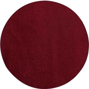 Ambiant Broadway Collection Pet Friendly Area Rugs Burgundy - 4' Round, Indoor, Perfect for Living Room, Bedroom, Dining Room, Entryway, Doorway, Pet & Kids Friendly Rug, Wedding, Made in USA