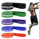 HAPBEAR Pull Up Assistance Bands Set of 5 - Resistance Bands for Working Out, Stretching, Physical Therapy, Muscle Training