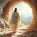 Jesus Canvas Wall Art Size 12x16 inch, 
He is Risen | Christ Resurrection | Easter Painting | Jesus