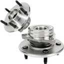 2Pcs 515038 Front Wheel Bearing Hub Assembly Compatible with Dodge Ram 1500 2000 2001,4WD Only, No ABS, 5 Lug