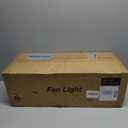 Low Profile Flush Mount Ceiling Fan with Light and Remote, 52" White Ceiling Fan with 3 Blades, 3 Color Dimmable LED Lights, 6 Speed, Queit Reversible DC Motor, for Bedroom/Living Room/Indoor/Outdoor