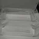 240323002 Refrigerator Door Bin Shelf Compatible with Frigidaire or Electrolux, Bottom 2 Shelves on Refrigerator Side, Clear, Double Unit, Replaces PS429725, AP2115742