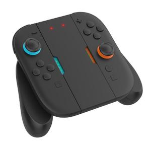 ZMBESUP Switch 2 Controller Comfort Charging Grip Charger Holder With 1 m USB Type-C Data Cable -(Black)