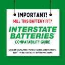 Interstate Batteries 12V 35Ah Deep Cycle Mobility Battery (Group U1 or GT9L) VRLA SLA AGM (L Terminal) Rechargeable Replacement for Scooters, Medical Devices, Wheelchairs (DCM0035L)