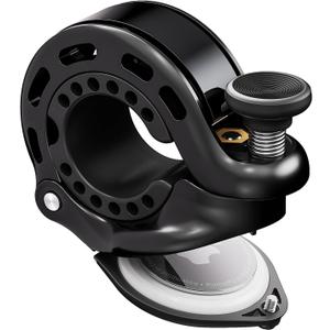 RAVEMEN Q2 Bike Bell Compatible with AirTag, Loud Hidden Bicycle Bell for Adults and Kids, Fit 0.87''/22.2, 1''/25.4, 1.25''/31.8mm Handlebars