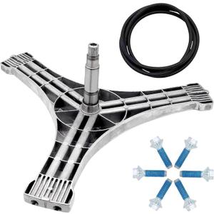 DC97-15491A Washer Flange Shaft Assembly Replaces AP4458785 2077008 fit for Samsung Washers WF330ANB WF330ANW + 6 PCS DC60-40137A Spider Arm Samsung Washer Hex Bolts prime & swift