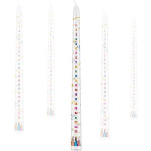 Christmas Advent Candle Countdown Christmas Calendar Candle Three Wise Men Advent Calendar, 12 Inch