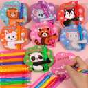 32 Pack Kids Valentines Day Cards with Mini Bubble Wands Valentines Day Gifts for Kids Classroom, Valentines for Kids School Valentines for Class Exchange Cards Prizes Party Favors for Boys Girls