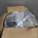 Tudomro 2 Pcs Dark Gray 66'' Outdoor Chaise Lounge Cushion Waterproof Patio Lawn Pool Chaise Lounge Cushion with Headrest Pillow & Ties Weather Fade Resistant Replacement Longue Chair Pad