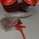 10 Pack Miso Soup Bowl with Spoon, Unbreakable Melamine Noodle Soup Bowls, 16 Oz BPA-Free Cereal Rice Bowl Japanese Restaurant Dinnerware for Salad, Udon