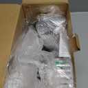 SUNZOS Bathroom Counter Organizer, 2-Tier Corner Bathroom Organizer Countertop with Makeup Brush Holder, Vanity Makeup Cosmetic Storage, Corner Storage for Kitchen, Dresser (Clear)