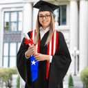 Graduation Sash, Flag Graduation Stole for International Students 72 Inches