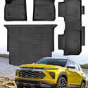 for Chevy Blazer Floor Mats & Cargo Liner Accessories 2019-2025, All-Weather Waterproof TPE All Season Guard Odorless Anti-Slip Floor Liners for Chevy Blazer Accessories 2019 2020 2021 2022 2023 2024