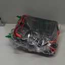 Carrying Case Compatible with Milwaukee M18 2821-20/2621-20/2722-20 Reciprocating Saw and DEWALT 20V/60V DCS380B/DCS382B/DCS389B, with Multiple Accessory Pockets for RYOBI PCL515B Reciprocating Saw (Red)