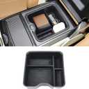 Center Console Organizer Compatible with Land Rover Range Rover Sport/Vogue 2025 2024 2023 (ONLY for Refrigerator Version), Armrest Storage Box Insert Tray Interior Accessories