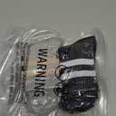 AugRing Women's Striped Cotton Crew Socks Cozy Casual Athletic Quarter Socks for Running & Gym Size 5-11 (S)