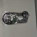 Multifunction Car Anti-Slip Mat, Rotatable Temporary Parking Number, Universal Auto Dashboard Organizer Pad Accessory for Phones, Sunglasses, Keys (Grey/Black)