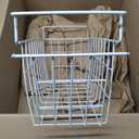 Homics Chest Freezer Baskets 20.5 Inch, Chest Freezer Organizer Bins Metal Wire Storage Baskets with Hanging Handles for Deep Freezer, Set of 2