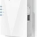 TPLink AX1500 WiFi Extender Internet Booster(RE500X), WiFi 6 Range Extender Covers up to 1500 sq.ft and 25 Devices,Dual Band, AP Mode w/Gigabit Port, APP Setup, OneMesh Compatible