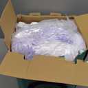 ChiXpace Dual Layer 4 Inch Memory Foam Mattress Topper Queen - 2 Inch Gel Memory Foam and 2 Inch Pillow Top Mattress Pad, 7-Zone Egg Crate Queen Size Mattress Topper (White)