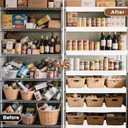 5PCS Wire Shelf Covers for Pantry, Preventing Leakage of Items & Removable, PVC Wire Rack Covers for Shelves Closet Kitchen (White, 24 X 16)