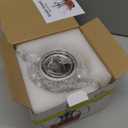 HIWARE 1000ml Glass Teapot with Removable Infuser, Stovetop Safe Tea Kettle, Blooming and Loose Leaf Tea Maker Set (33 oz)