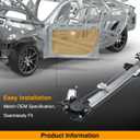 A-Premium Electric Power Window Regulator with Motor Compatible with Acura TSX 2009-2014 Sedan Front Right Passenger Side