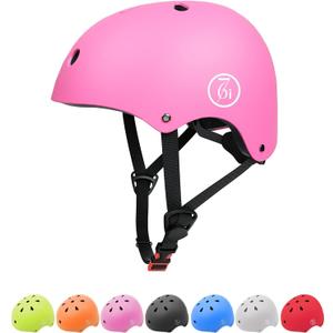 67i Bike Helmet Skateboard Helmet for Adult Cycling Bicycle Scooter Helmets for Men Women Adjustable for Multi-Sport Bicycle Scooter Inline Cycling Skateboarding