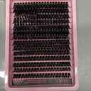 280Pcs Wispy Individual Lashes DIY Eyelash Extensions 8-16MM D-Curly Lash Extensions Lash Clusters 80D Cluster Eyelashes DIY at Home by ALICE