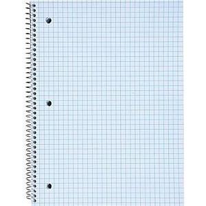 Staples Ruled Paper Graph Pad (11625M)
